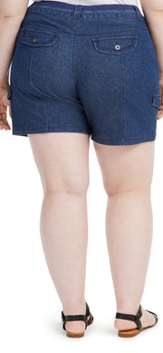 BT-R  M-109 {Style & Co} Chambray Shorts PLUS SIZE 16W  24W