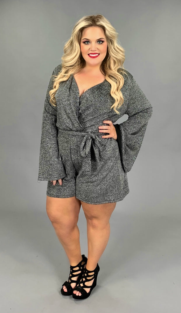 RP-Z {All That Glitters} Silver/Black Angel Sleeve SALE!!! PLUS SIZE 1X 2X 3X