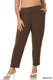 LEG-98  {Never Wander Far} Americano Pleated Dress Pants PLUS SIZE 1X 2X 3X