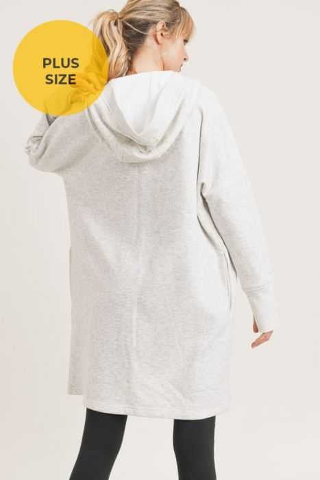 24 OT-C {Timeless Love} Ivory SALE!!! Mix Hooded Cardigan PLUS SIZE 1X/2X 2X/3X