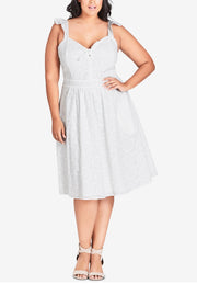 SV-A/M-109 "City Chic" Cotton Lace Dress Retail 99.00!! EXTENDED PLUS SIZE 14W  16W 18W  20W  22W  24W