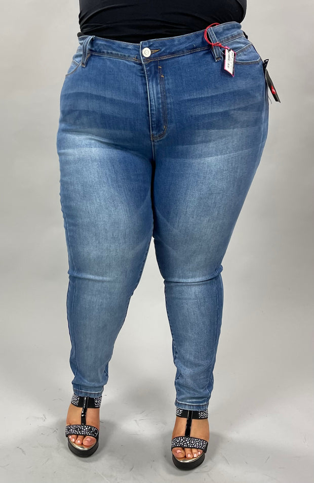 BT-W {YMI Slim-Hers} Dark High Rise Skinny Jeans