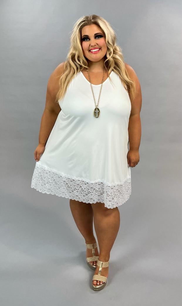 SLIPS  {Your Essential} Ivory Cami Top Extender CURVY BRAND EXTENDED PLUS 3X 4X 5X 6X