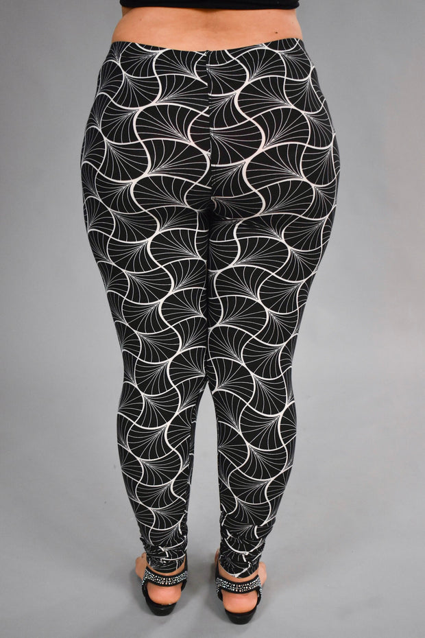 BIN 99 Stunningly Chic Cosmic Design Leggings