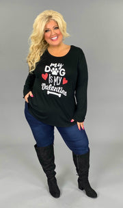 GT-R "My Dog Is My Valentine" Black Long Sleeved Top SALE!!!
