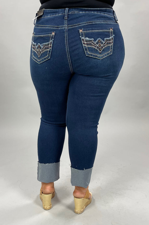 BT-V {HYDRAULIC} Denim Jeans With Pocket Detailing