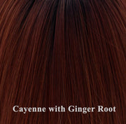 "Biscotti Babe" (Cayenne with Ginger Root) Luxury Wig