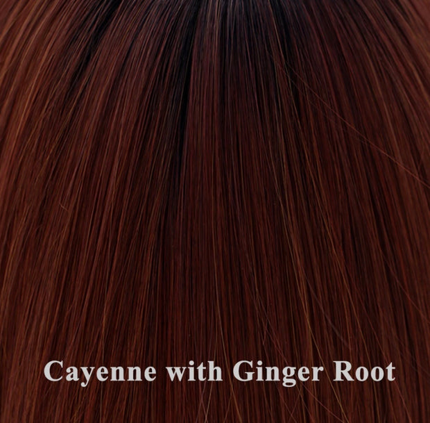 "Biscotti Babe" (Cayenne with Ginger Root) Luxury Wig