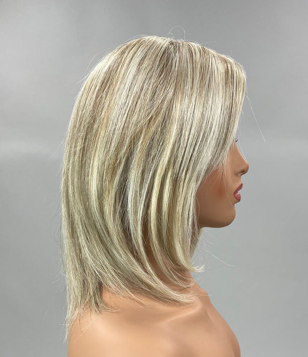 "Cold Brew Chic" (Cream Soda Blonde) HAND-TIED Luxury Wig