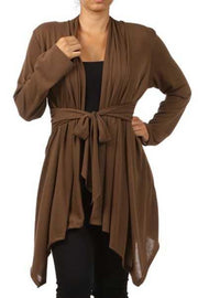 19 OT-B {It's A Journey} Brown Cardigan PLUS SIZE XL 2X 3X