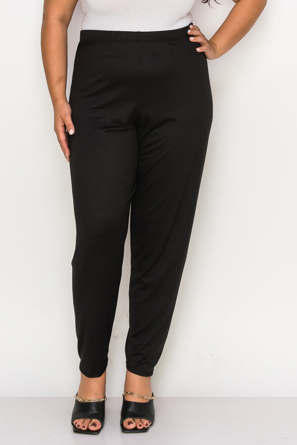 LEG-98   {A Big Day} Black Dress Pants w/Pockets PLUS SIZE 1X 2X 3X