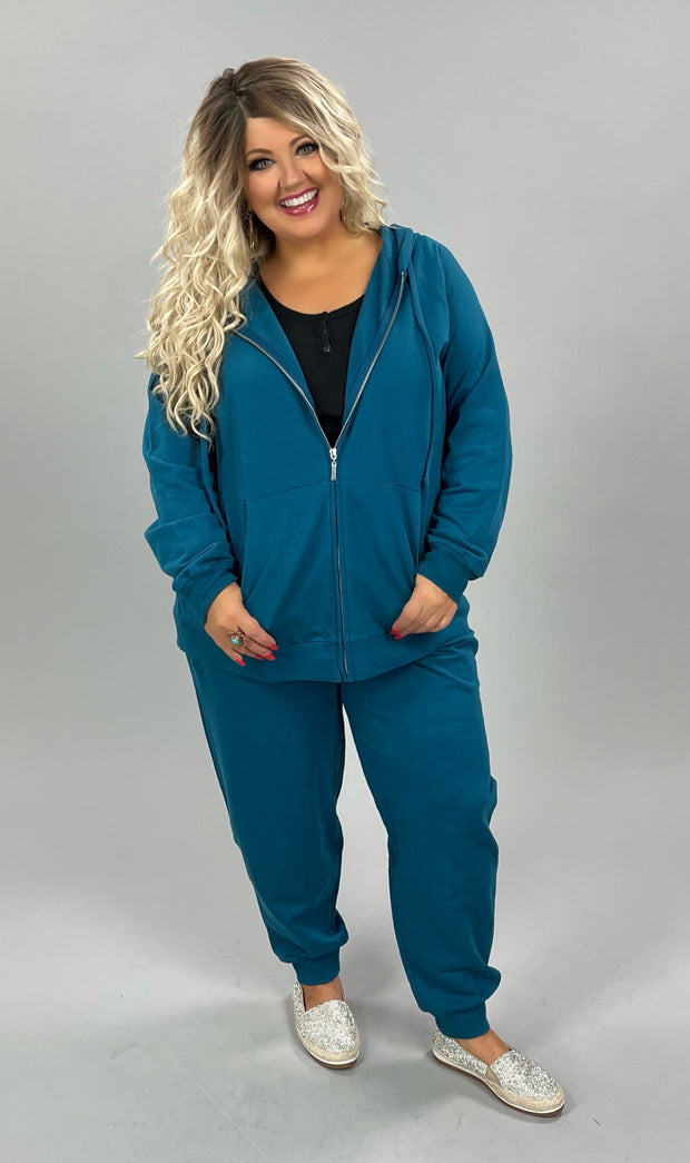 28 SET-D {Go The Distance} Teal Jogging Set SALE!!  PLUS SIZE 1X 2X 3X