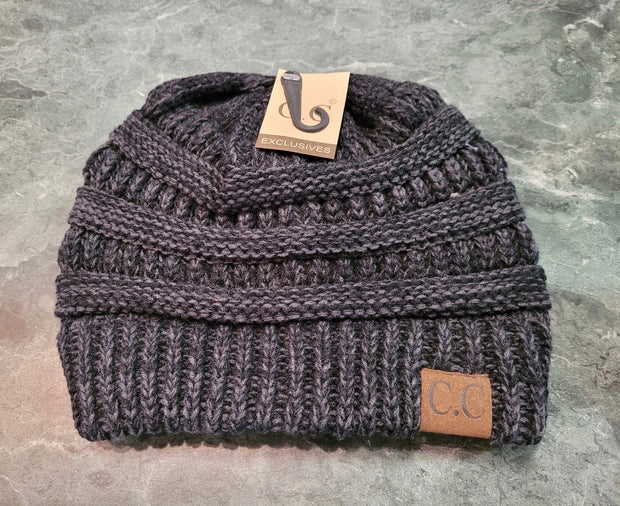 BIN/55-Original Style C.C. Beanie~ CHARCOAL METALLIC