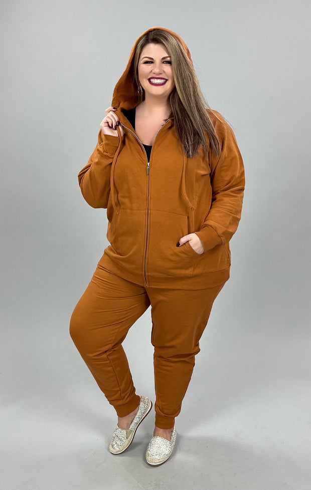 28 SET-F {Go The Distance} Camel Jogging Set PLUS SIZE 1X 2X 3X