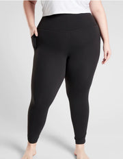 LEG-3 {My Good Side} Black With Pocket Leggings PLUS SIZE XL 2X 3X