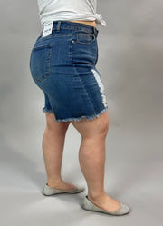 LEG-O OR BT-A {Yes To Distress} High Rise Distressed Shorts PLUS SIZE 1X 2X 3X