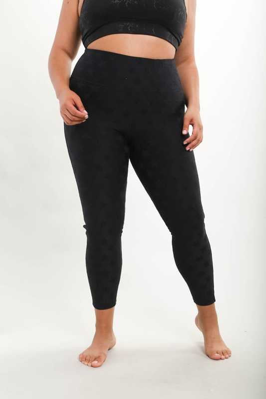 LEG-10 {Beyond Basic} Black Leggings PLUS SIZE 1X 2X 3X