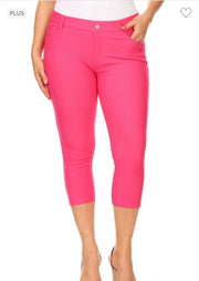 LEG-S {Fuchsia Revolution} Fuchsia Capri Jeggings