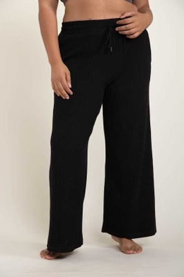 LEG-H {Coffee Break} Black Knit Lounge Pants SALE!!!  PLUS SIZE 1X 2X 3X