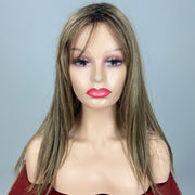 "Straight Press 23" (Brown Sugar Sweet Cream) Luxury Wig