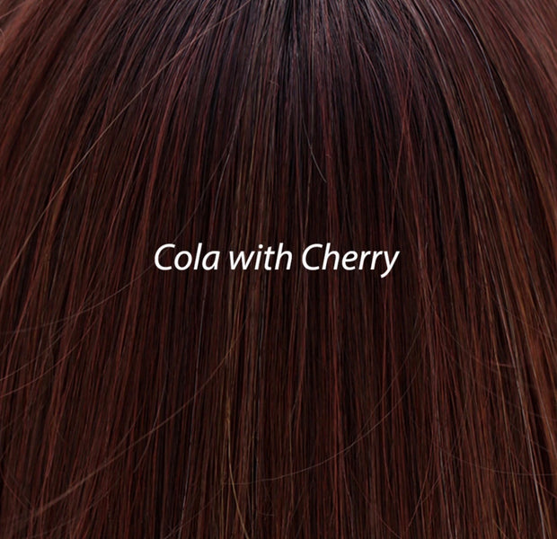 "Biscotti Babe" (Cola with Cherry) Luxury Wig