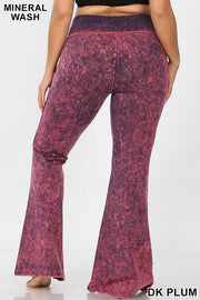 BT-B {Enjoying Life} Plum Mineral Wash Pants PLUS SIZE XL 2X 3X