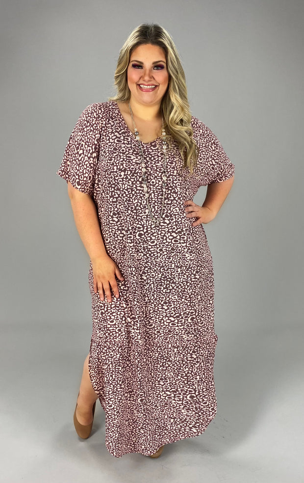 LD-C {Open Eyes} Multi-Color Animal ***SALE***Print Dress PLUS SIZE 1X 2X 3X