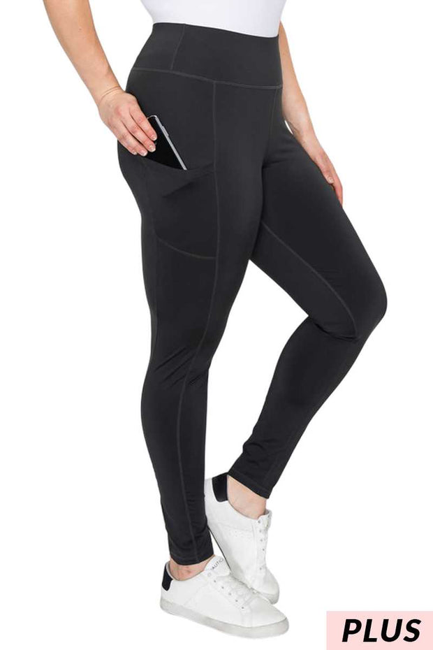 LEG-23 {Motivation} Black Yoga Bottoms SALE!!! PLUS SIZE 1X 2 X3X