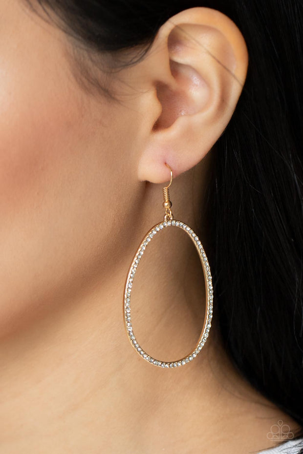 PAPARAZZI (671) {Oval Ruled} Earring