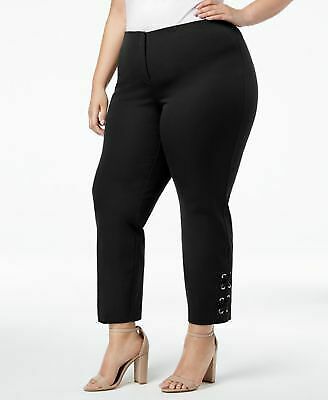 BT-M  M-109  {Alfani} Black Comfort Waist Pants Retail 84.50  PLUS SIZE 18W 22W