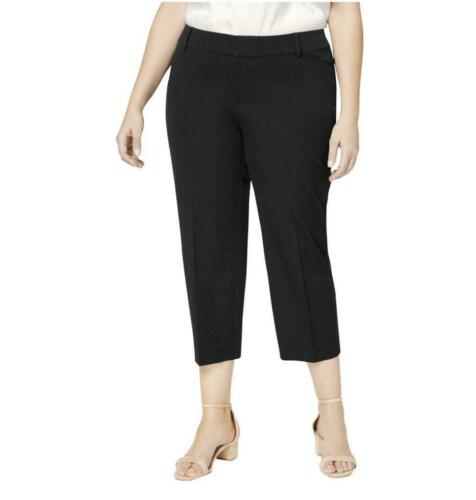 BT-Y  M-109  {Charter Club} Black Cropped Pants Retail €79.50 PLUS SIZE 16W 22W 24W