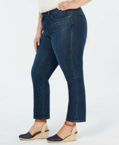 BT-Q  M-109  {Style & Co} Blue Boyfriend Jeans Retail 59.50 PLUS SIZE 16W 20W