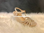 Shoes-Bella Marie Gold Wedges With Sparkles Sale! Shoes