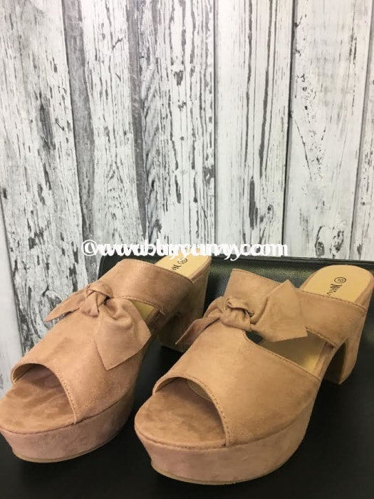 Shoes-Nature Breeze Suede With Bow Sale Shoes