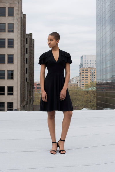 black midi dress cocktail