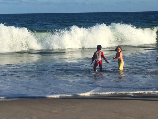 Creating memories while at the beach 