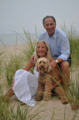 My parents and beloved dog, Maudie.