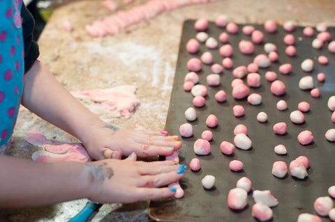 No bake butter mints are a safe & fun recipe for kids