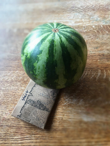 Clues Attached to Mini Watermelons Make them Easy to Hide & Find