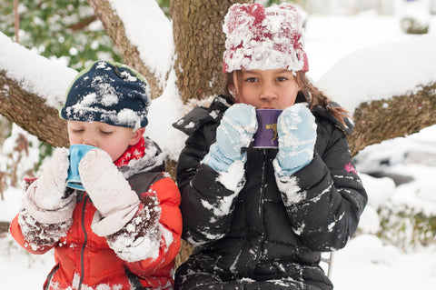 Hot Chocolate for Kids in the Snow