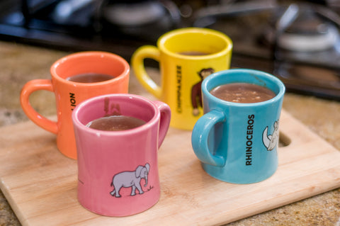 BittyMugs™ Hot Chocolate Mugs - ready to brave the cold