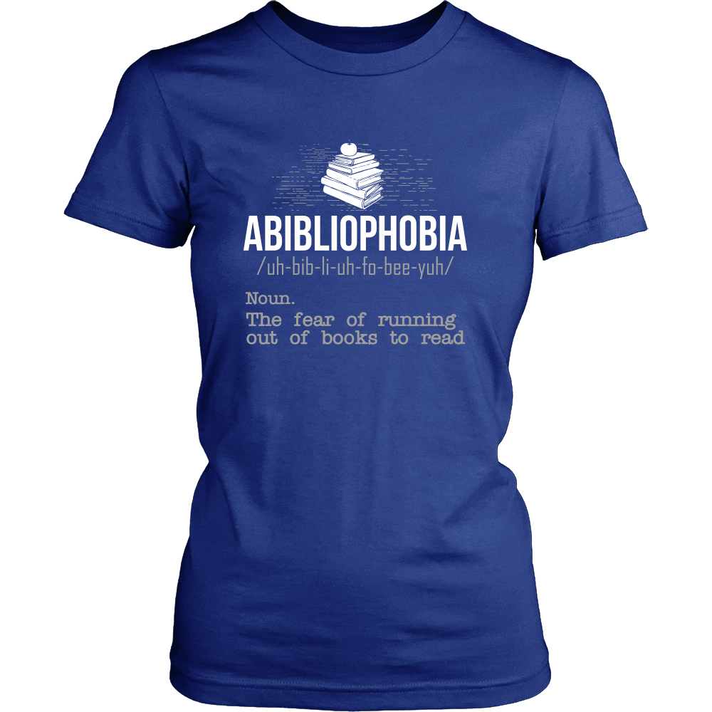 abibliophobia - best-selling reader"s t-shirt (4