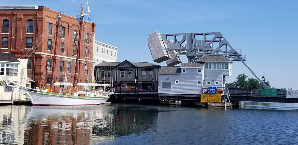 Charter boat Argia and Bascule Bridge Mystic