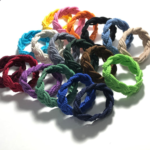 18 colors of sailor knot rope bracelets