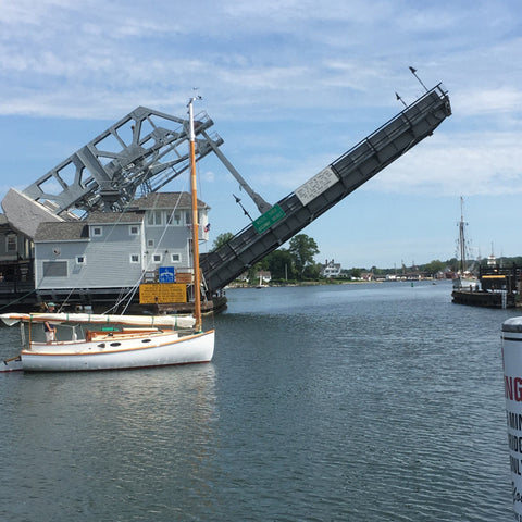 Mystic Drawbridge Partially Open