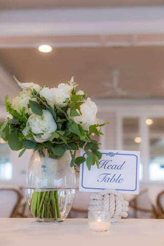 nautical wedding reception table ideas