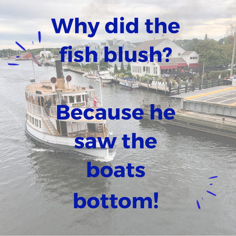 why did the fish blush? He saw the boats bottom