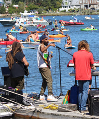 band at Floatchella Mystic