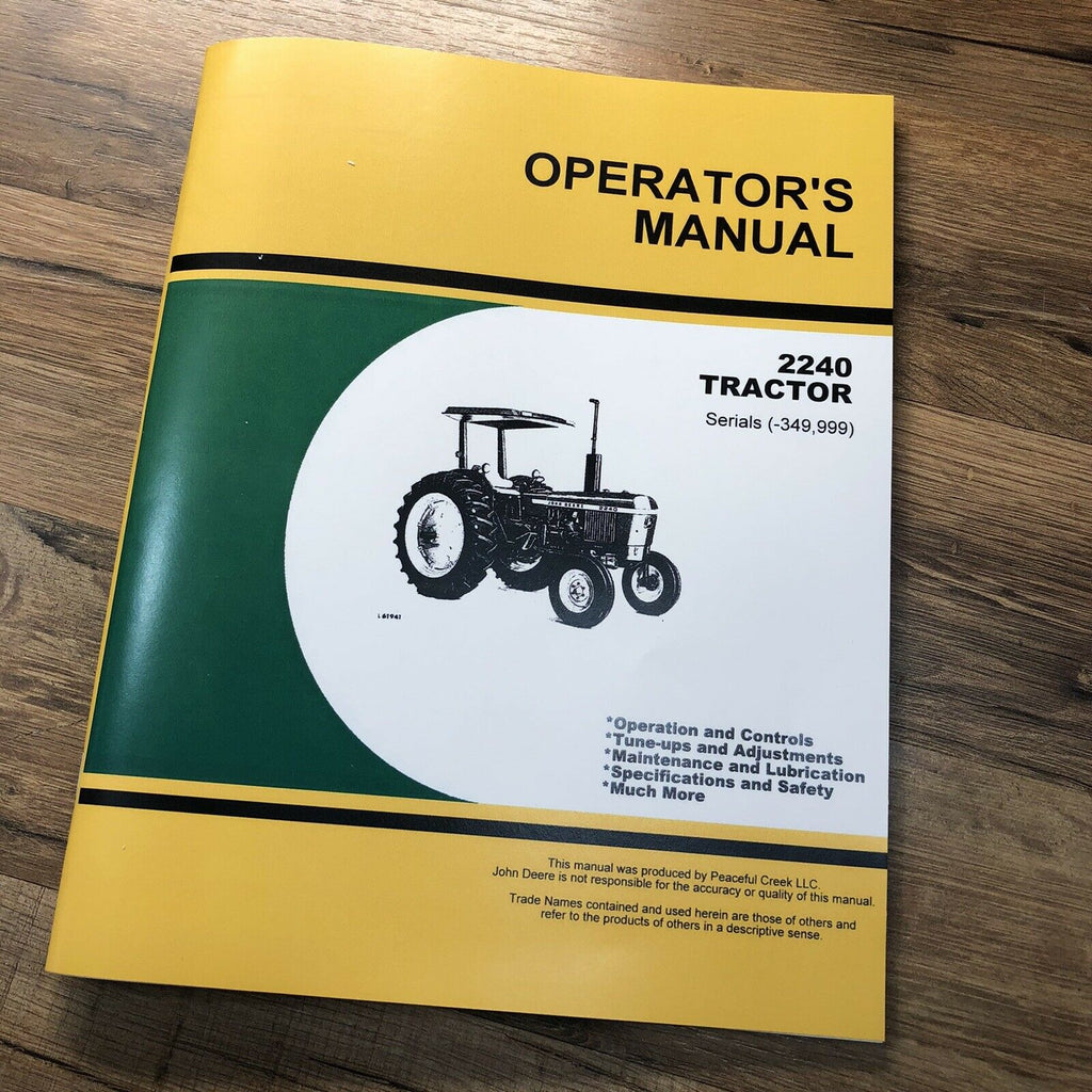 John Deere 318 Operators Manual 