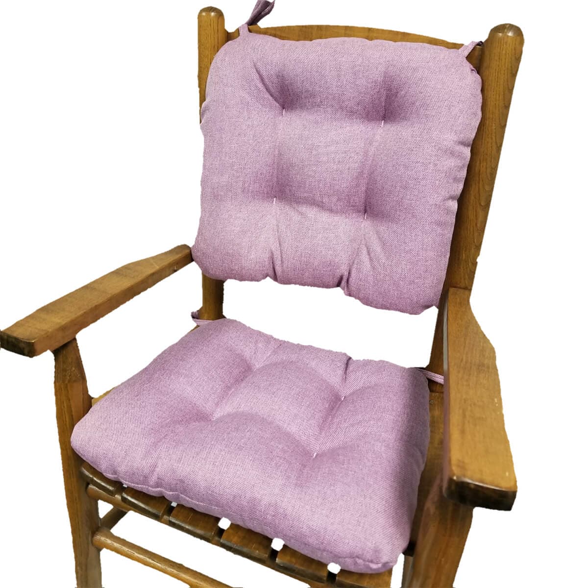 Child Rocking Chair Cushions - Hayden Lavender - Made in USA - Machine